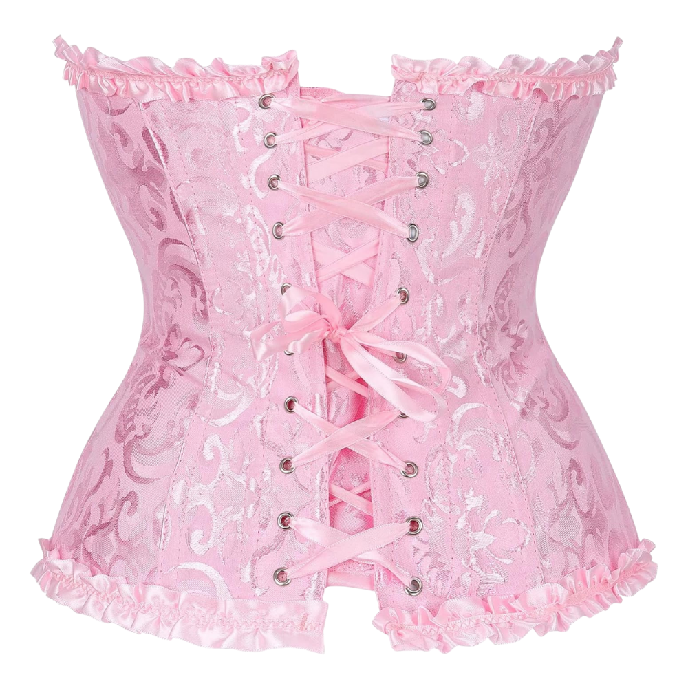 Vintage Floral Corset Bustier Top