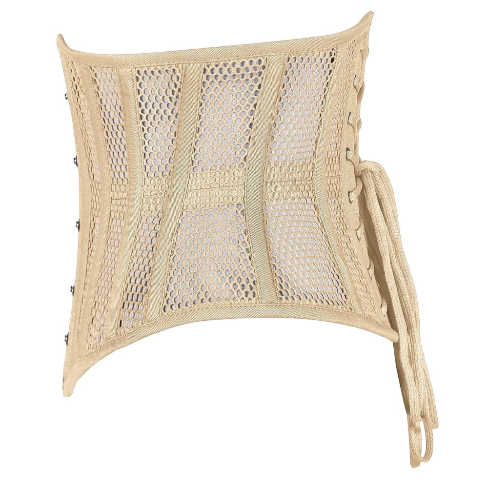 Heavy Duty Steel Boned Underbust Mesh Corset Cincher