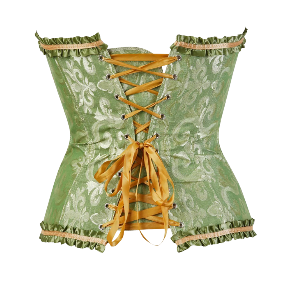 Floral Trim Shapewear Corset Top For Women