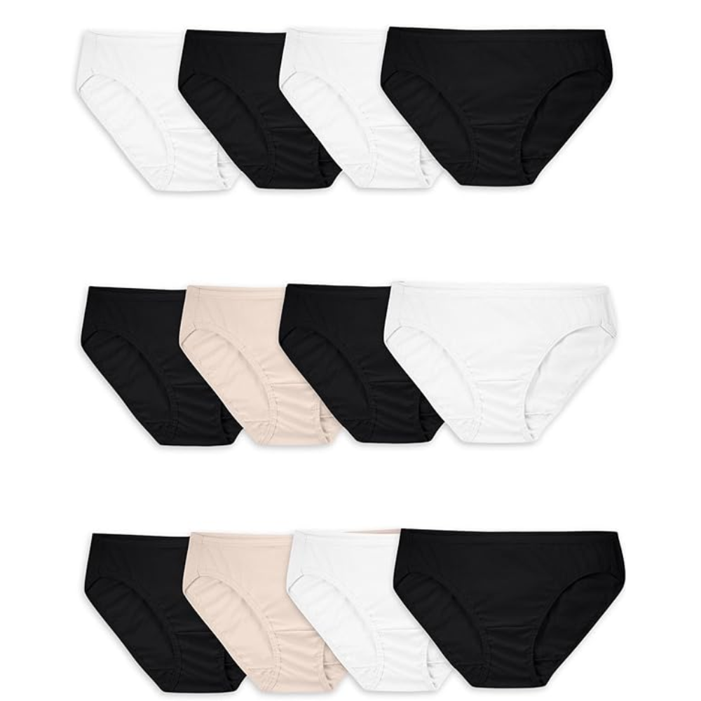 Pack Of 12 Women Soft Cotton Underwear