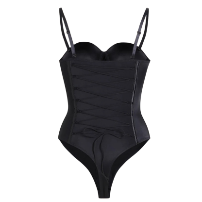 Strapless Formwear Corset Style One Piece Evening Outfit