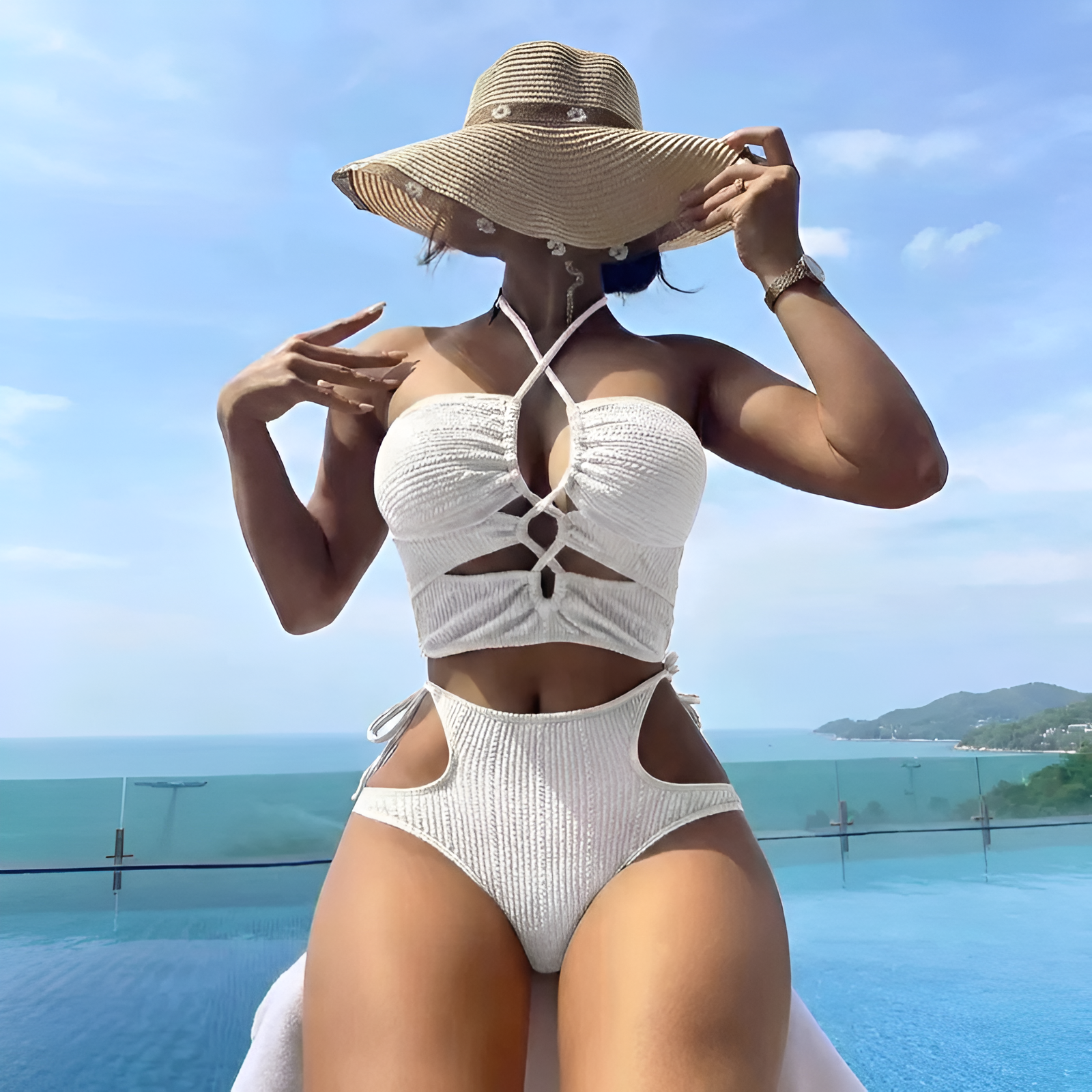 Criss Cross Swimsuits, Bikinis Sets