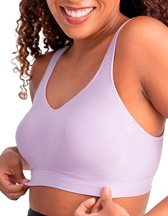 Plus Size Seamless Wireless Support Bra with Soft Adjustable Fit-Secret Slim Wear
