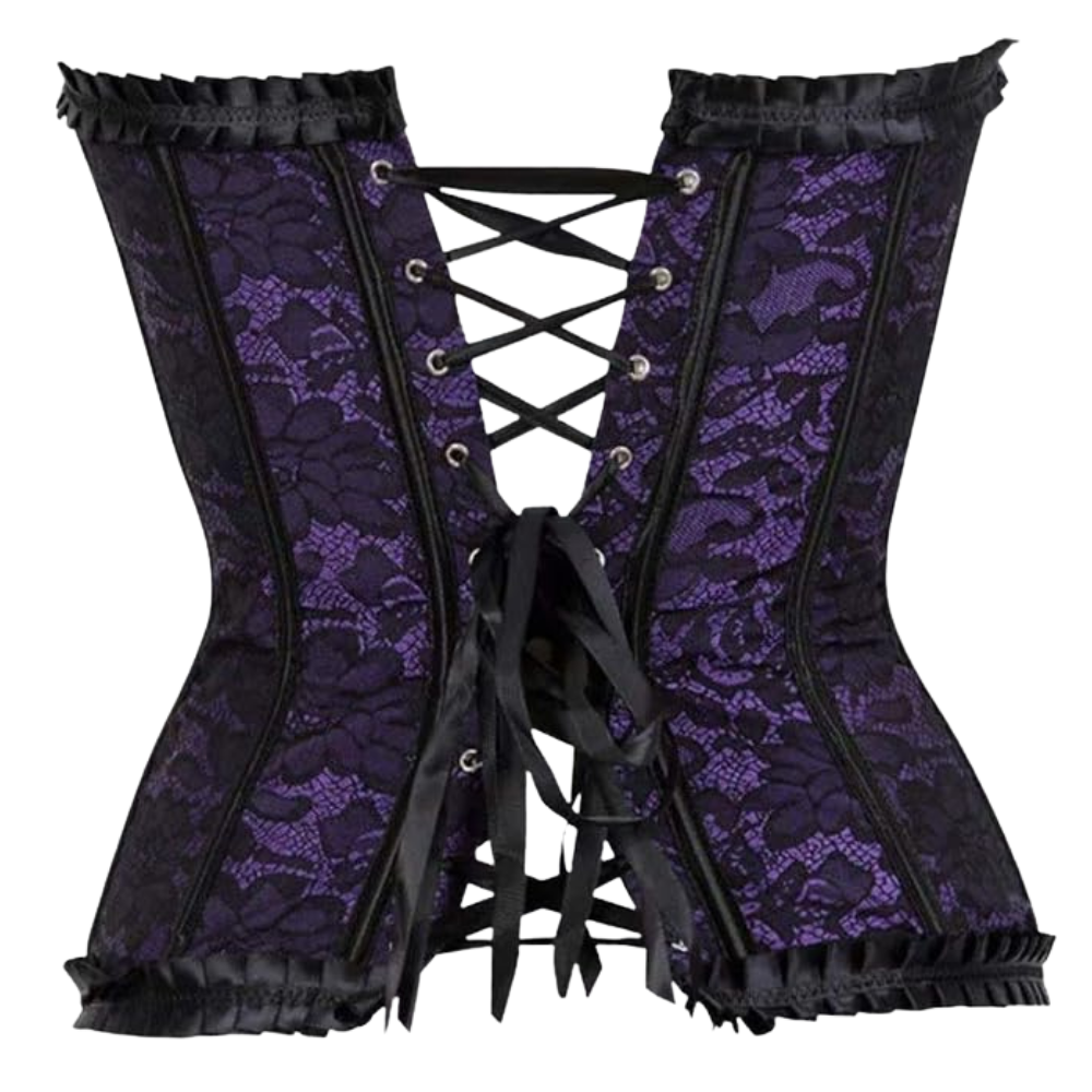 Vintage Floral Corset Bustier Top