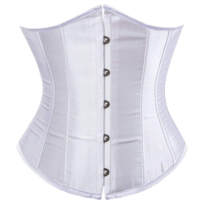 Plus Size Satin Overbust Corset Bustier Top