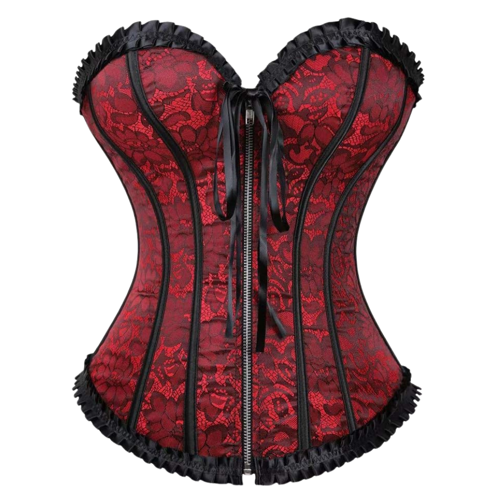 Vintage Floral Corset Bustier Top