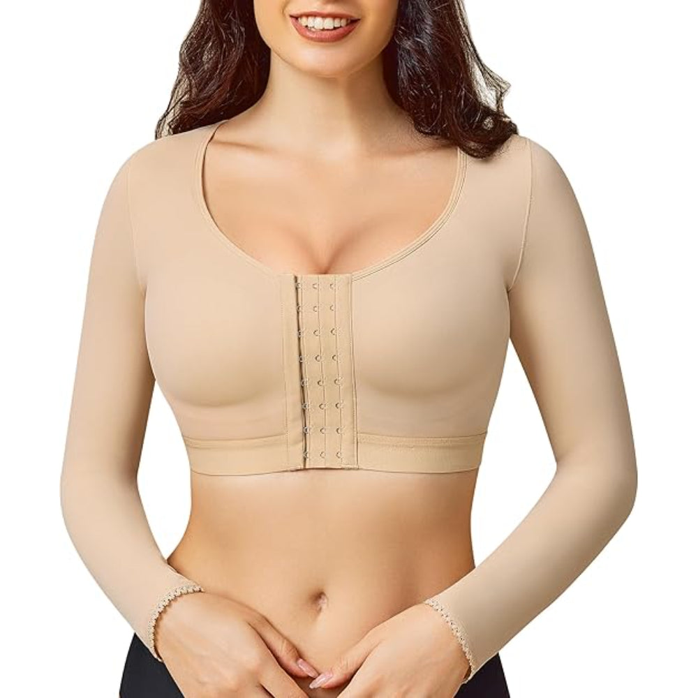 Front Closure Shapewear for Seamless Compression  and Flexible Support-Secret Slim Wear