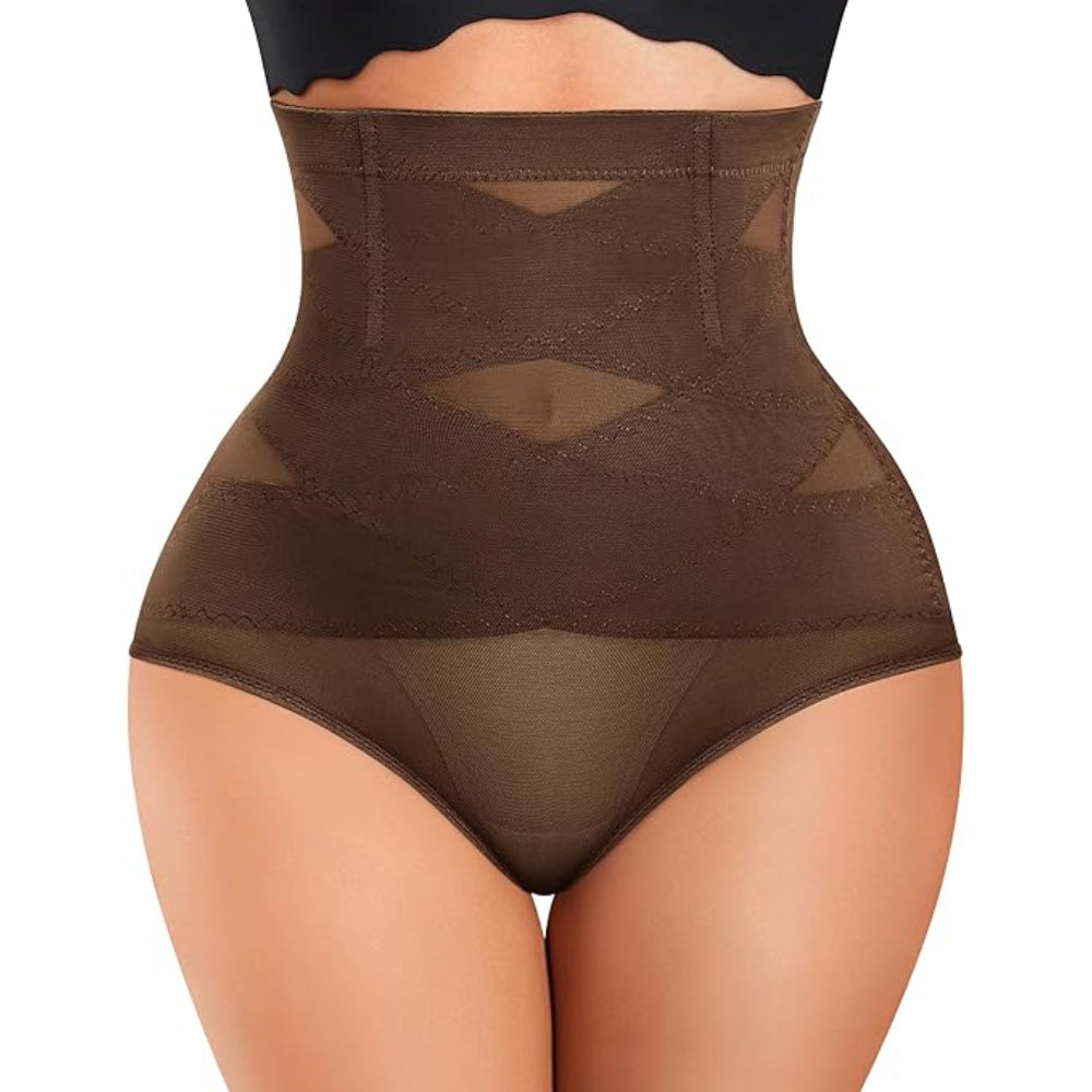 High Waist Compression Shorts-Secret Slim Wear
