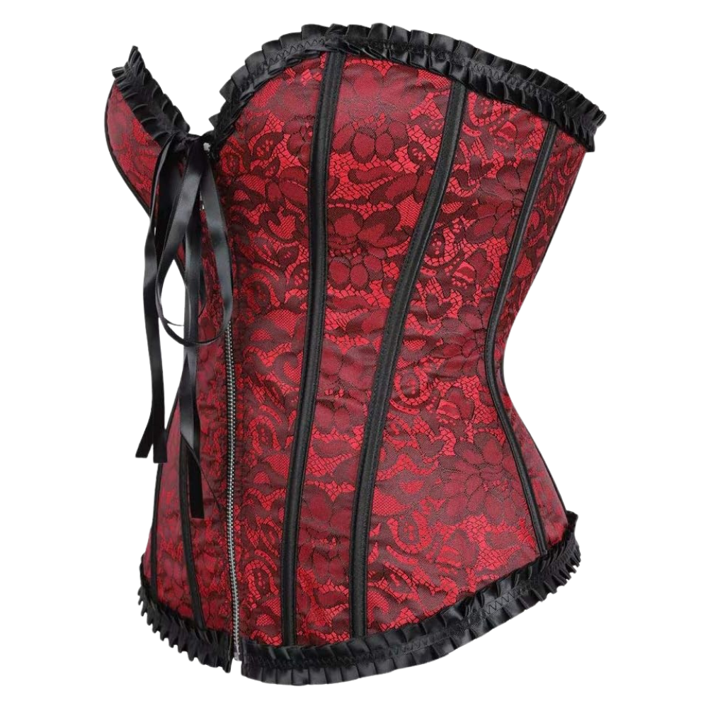 Vintage Floral Corset Bustier Top