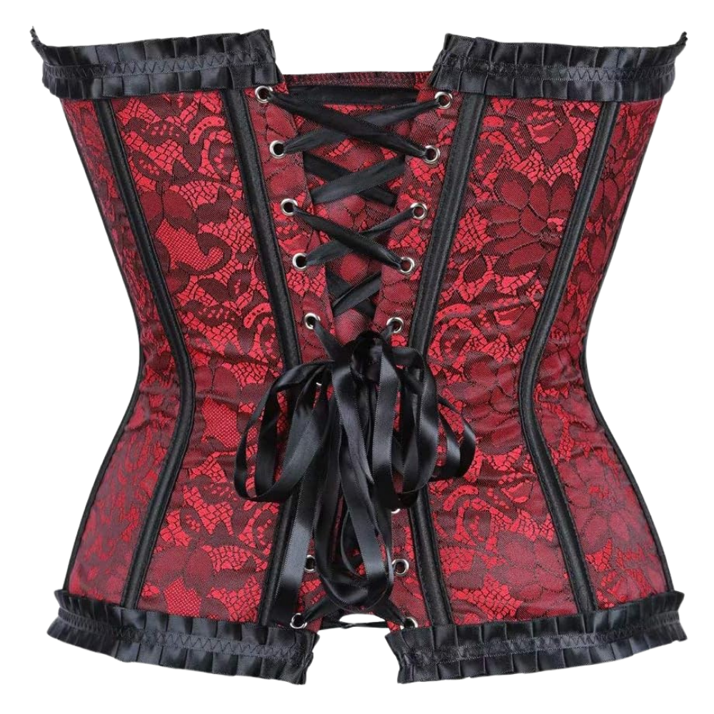 Vintage Floral Corset Bustier Top