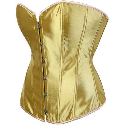 Plus Size Satin Overbust Corset Bustier Top