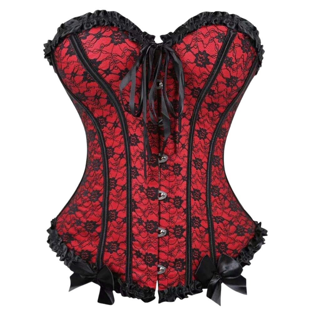 Vintage Floral Corset Bustier Top