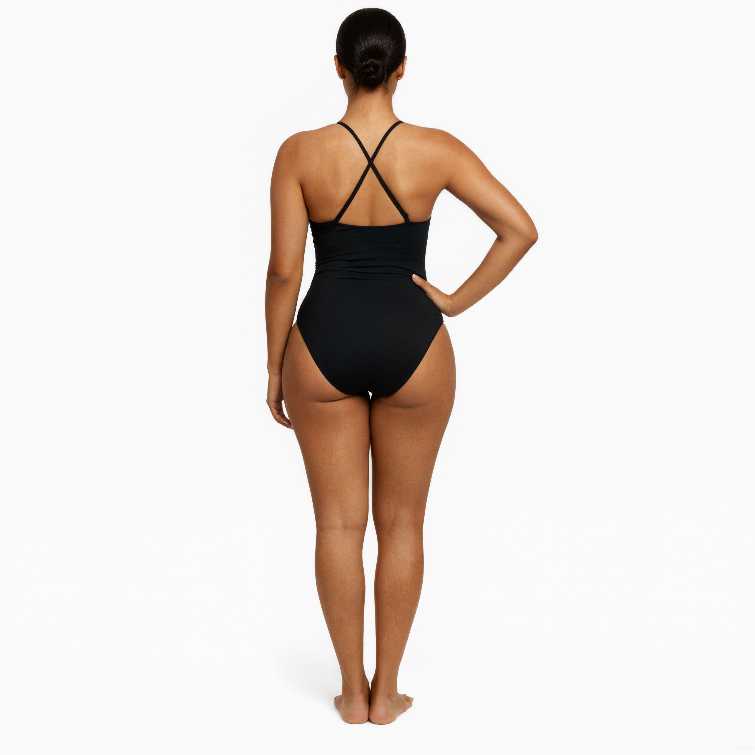 Smart Sculpt U Ring Cut Out Shaping Swimsuit