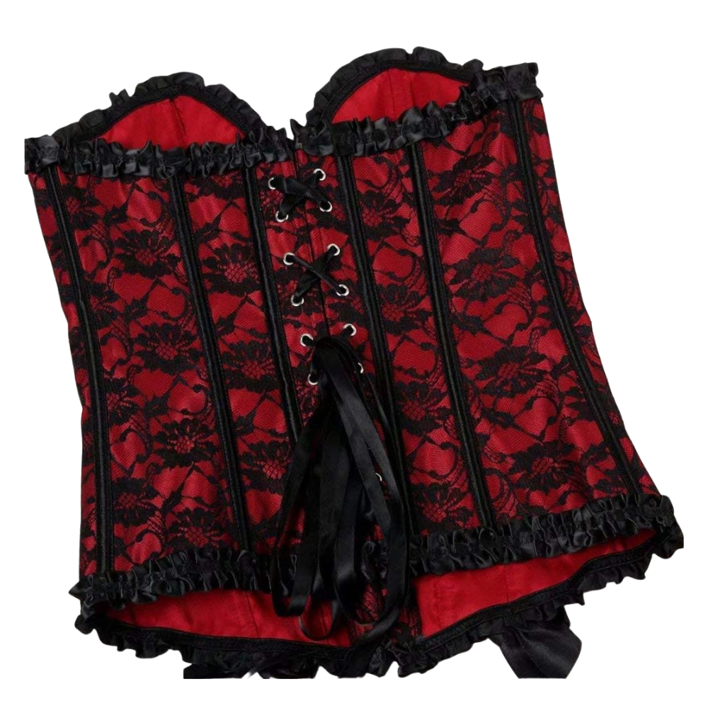 Vintage Floral Corset Bustier Top