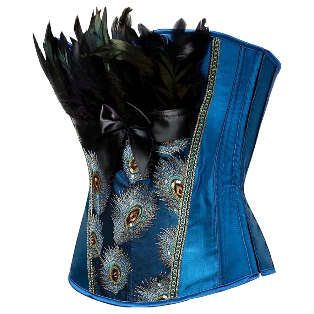 Vintage Floral Corset Bustier Top