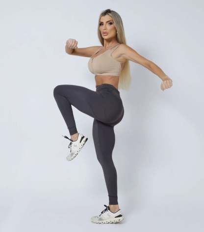 Posture Corrector Sports Bra with Zipper for Comfort and Support-Secret Slim Wear