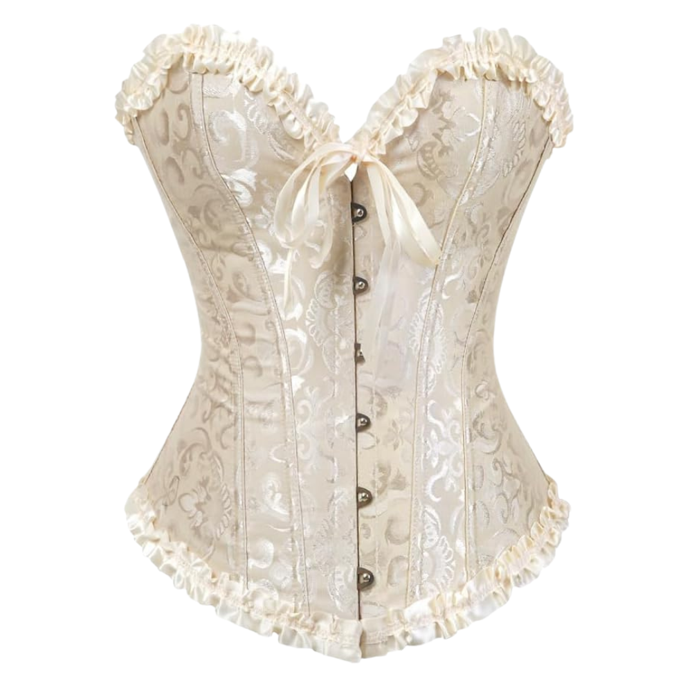 Vintage Floral Corset Bustier Top