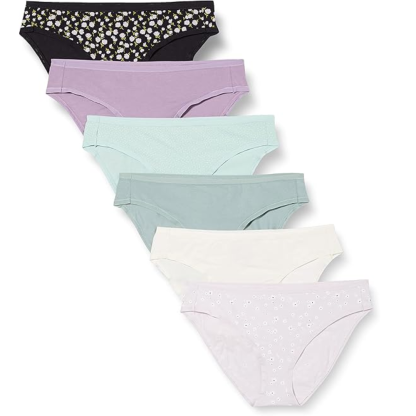 Pack Of 6 Cotton Bikini Briefs For Women