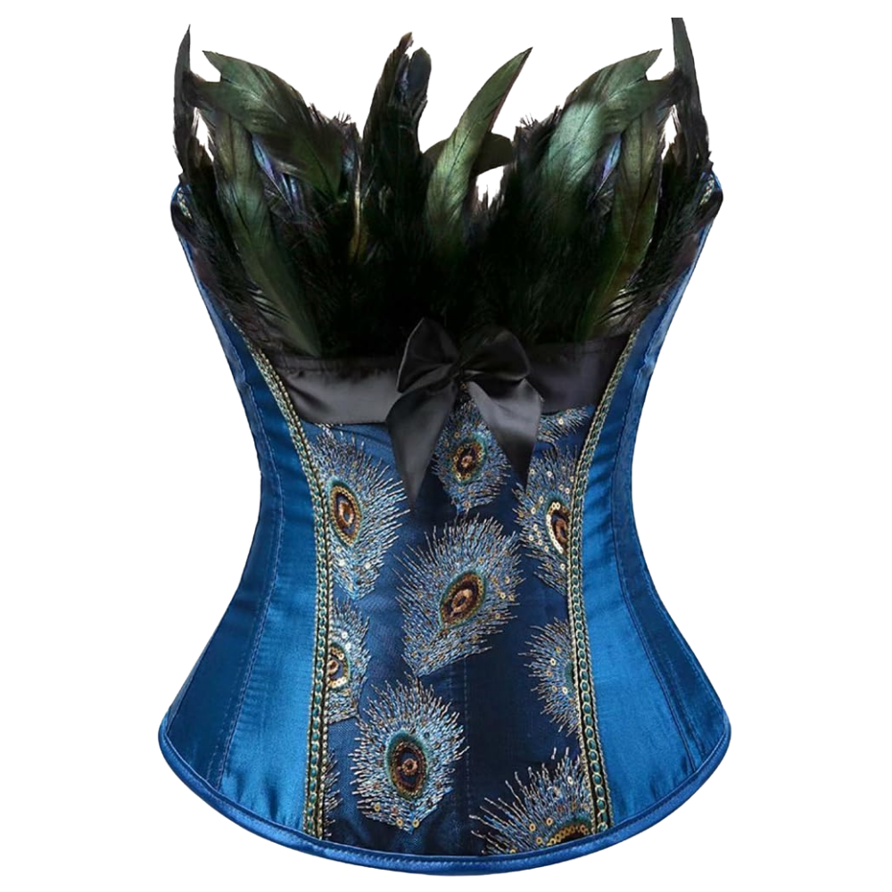 Vintage Floral Corset Bustier Top