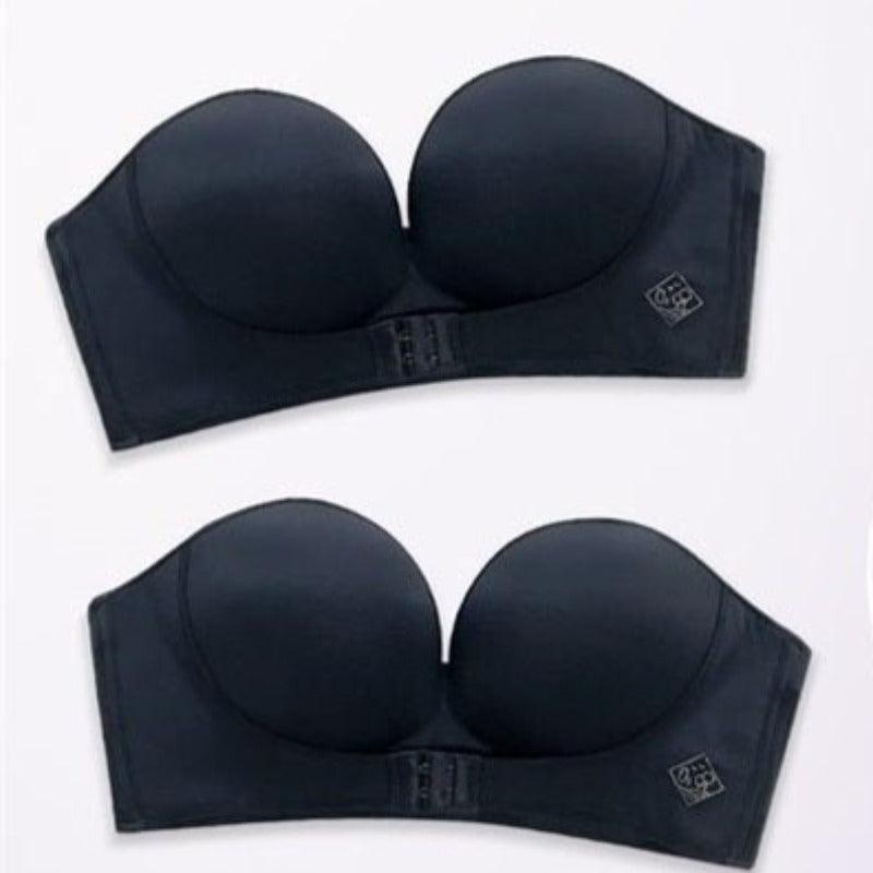Wireless Front Buckle Bra – Strapless and Secure Fit-Secret Slim Wear