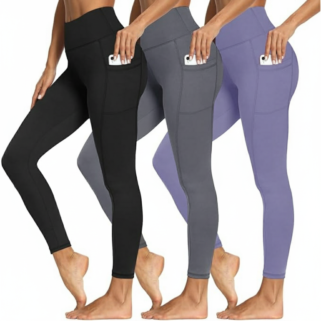 Pocket Leggings Three Pack