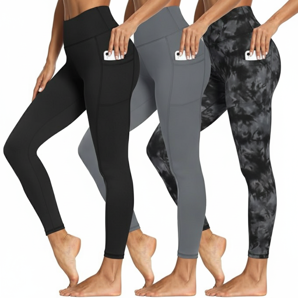 Pocket Leggings Three Pack