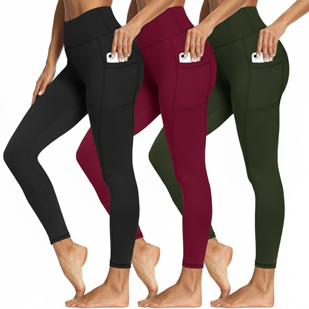Pocket Leggings Three Pack