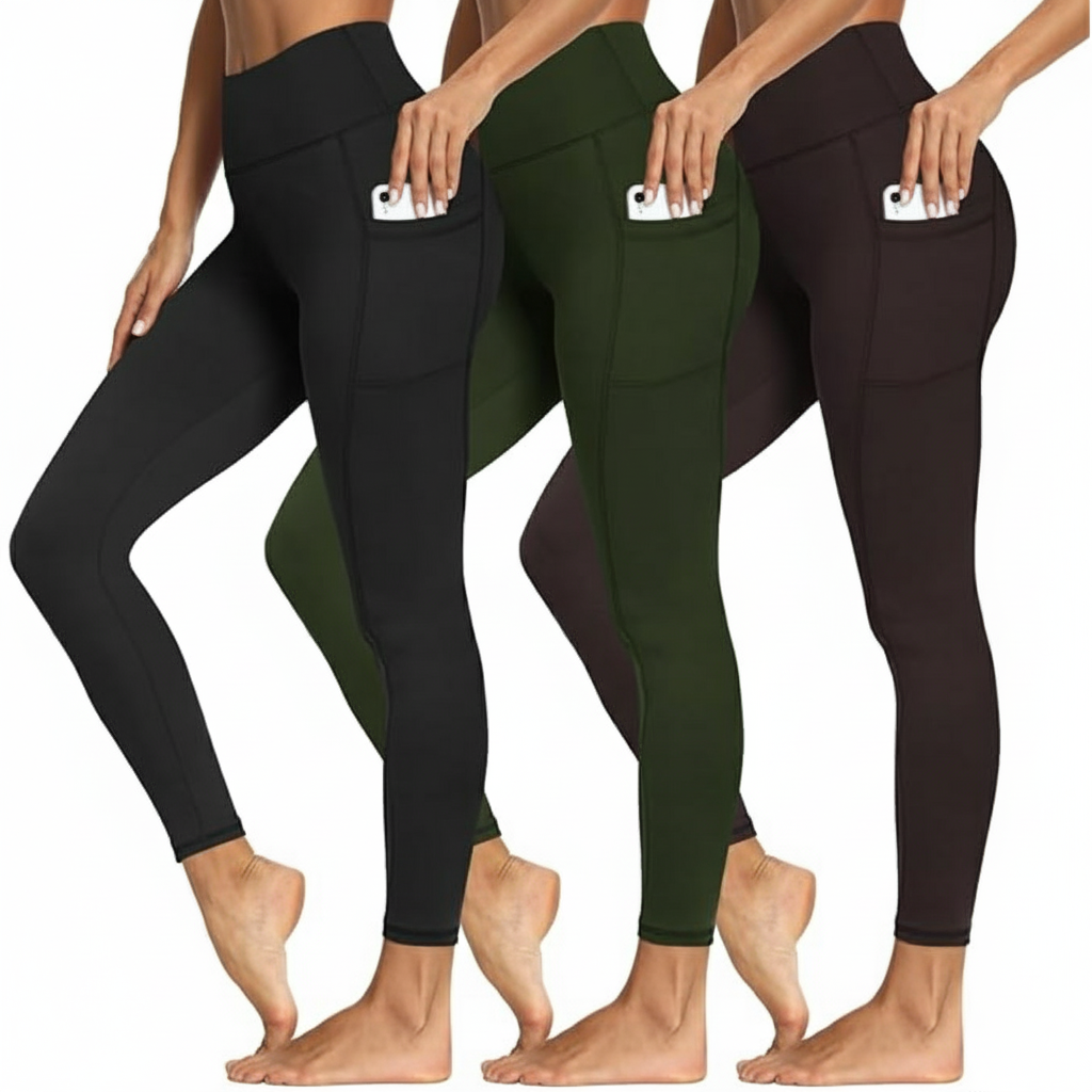 Pocket Leggings Three Pack
