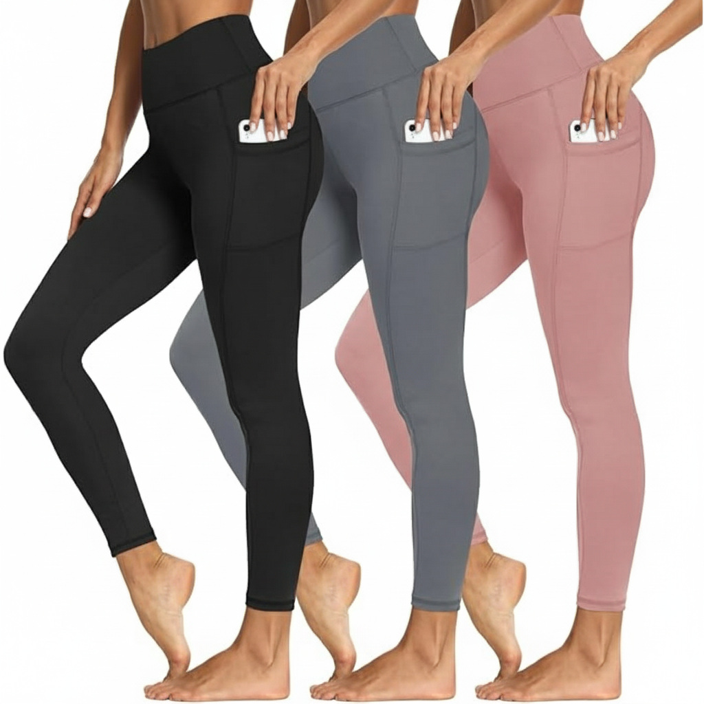 Pocket Leggings Three Pack