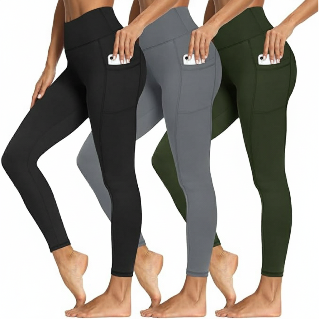 Pocket Leggings Three Pack