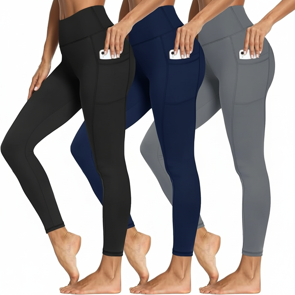 Pocket Leggings Three Pack