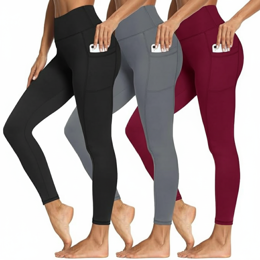 Pocket Leggings Three Pack