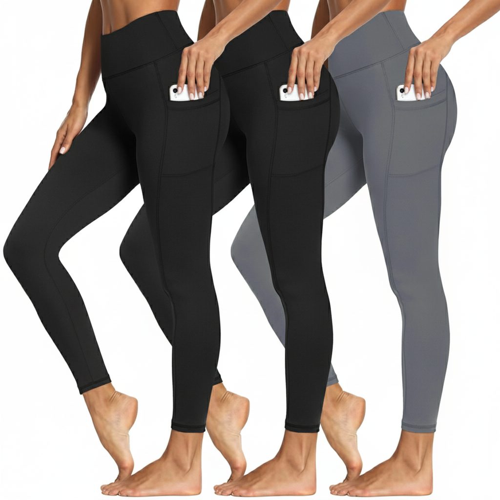 Pocket Leggings Three Pack