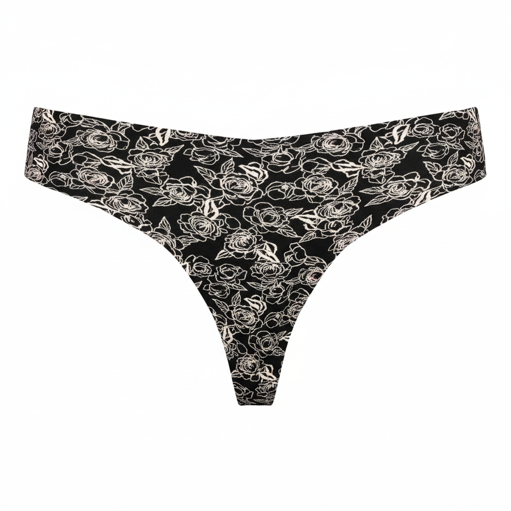 7 Pack No Show Thong Panties