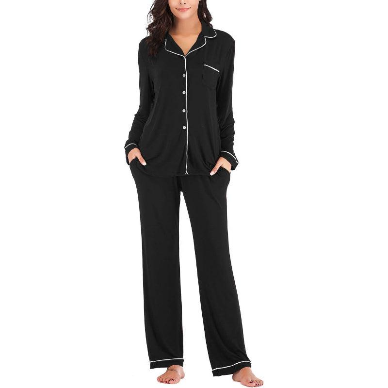Long Sleeve Pajama Set – Comfortable Sleepwear and Lounge Wear-Secret Slim Wear