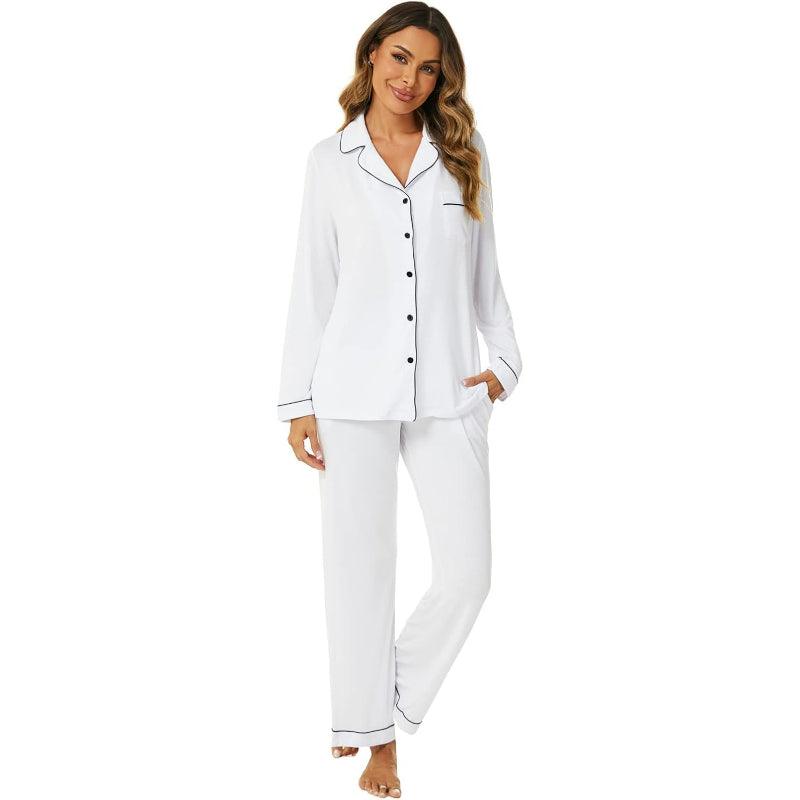 Long Sleeve Pajama Set – Comfortable Sleepwear and Lounge Wear-Secret Slim Wear