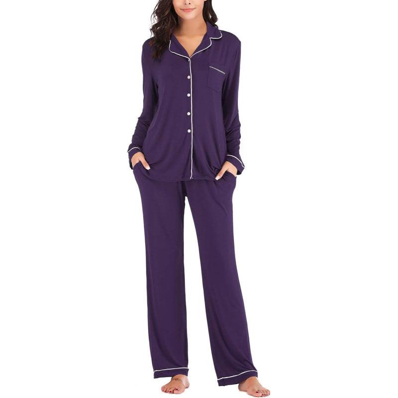 Long Sleeve Pajama Set – Comfortable Sleepwear and Lounge Wear-Secret Slim Wear