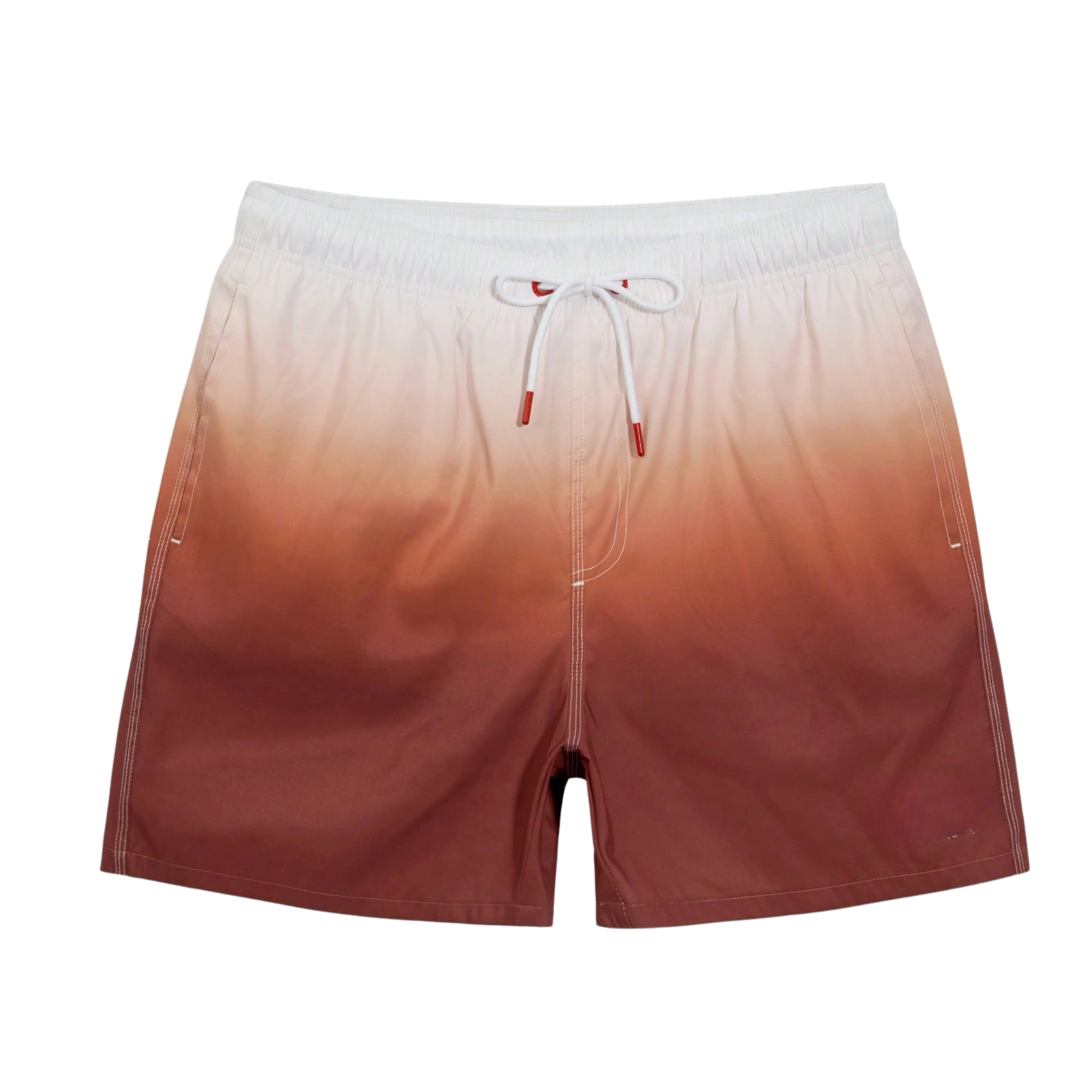 All Over Print Drawstring Beach Shorts Men Swim Trunks With One Piece Swimsuit Couple Set