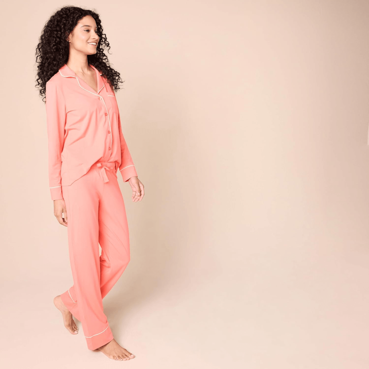 Long Sleeve Pajama Set – Comfortable Sleepwear for All-Day Relaxation-Secret Slim Wear