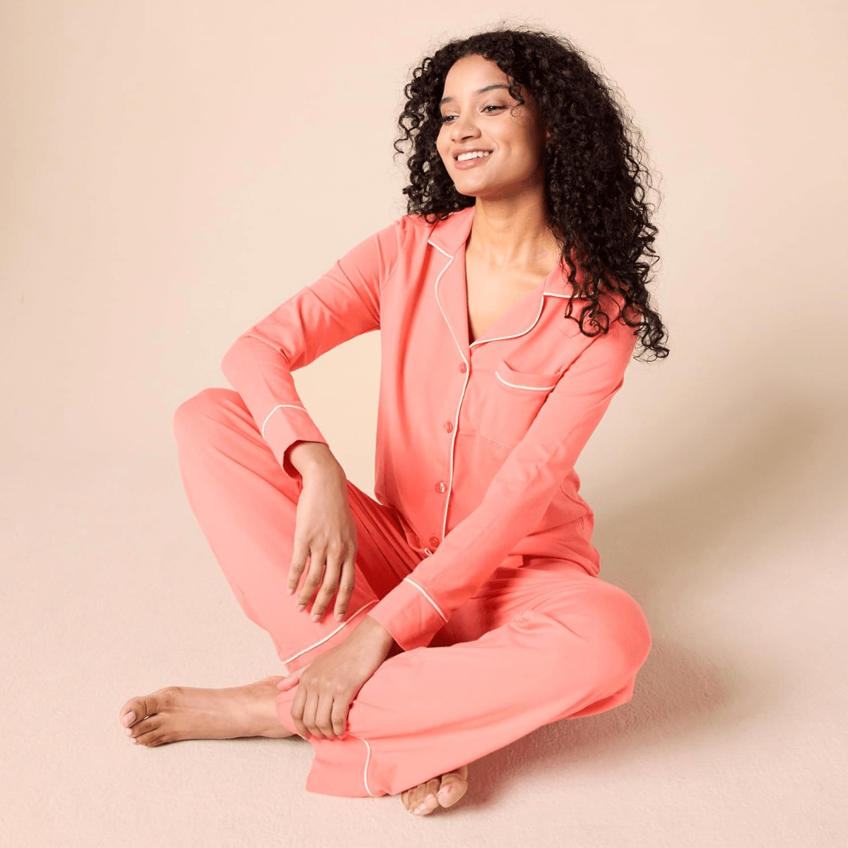Long Sleeve Pajama Set – Comfortable Sleepwear for All-Day Relaxation-Secret Slim Wear