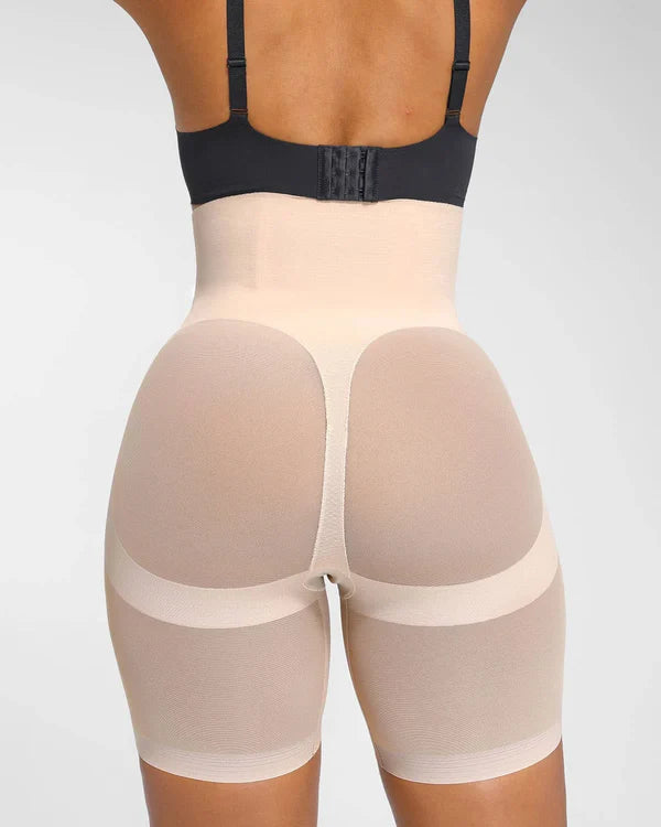 Mesh Smooth Butt Lifting Shorts-Secret Slim Wear