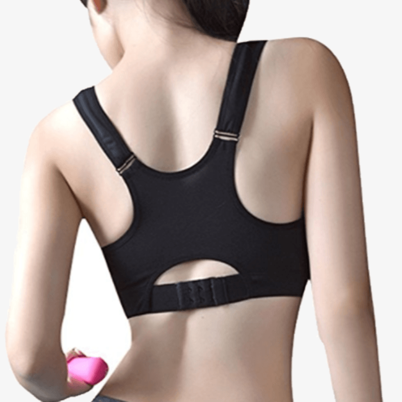 Secret Zipper Sports Bra – Secure Fit for Workouts-Secret Slim Wear