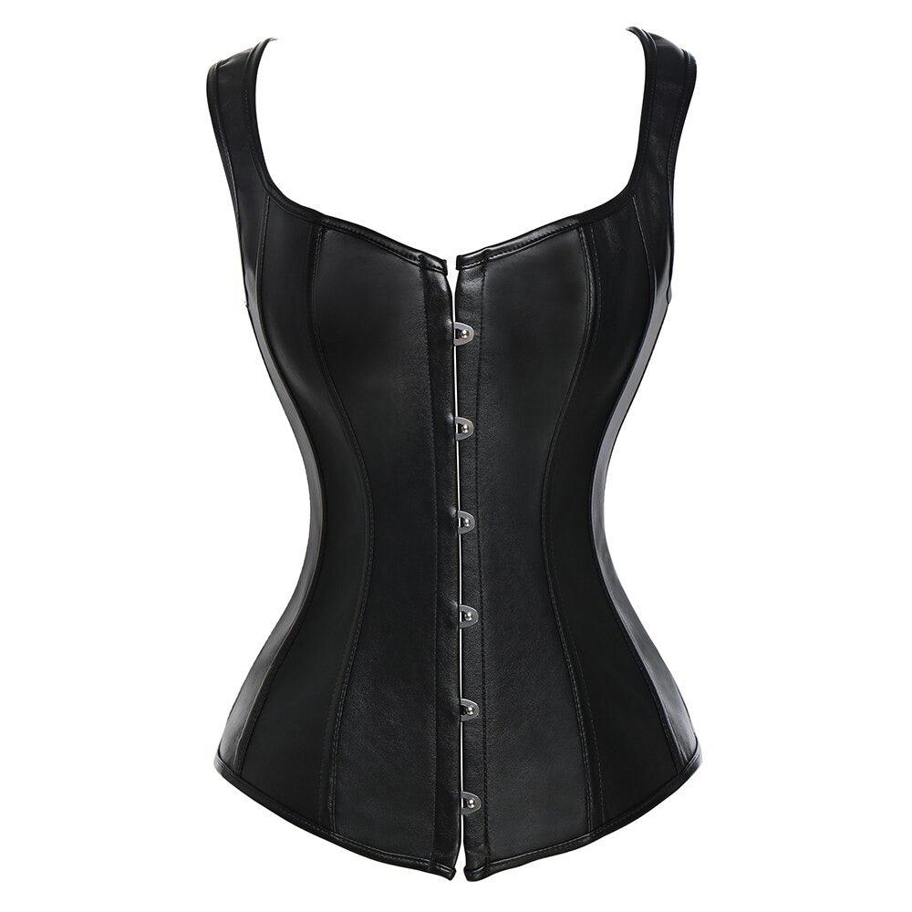 Solid Straps Tank Corset-Secret Slim Wear
