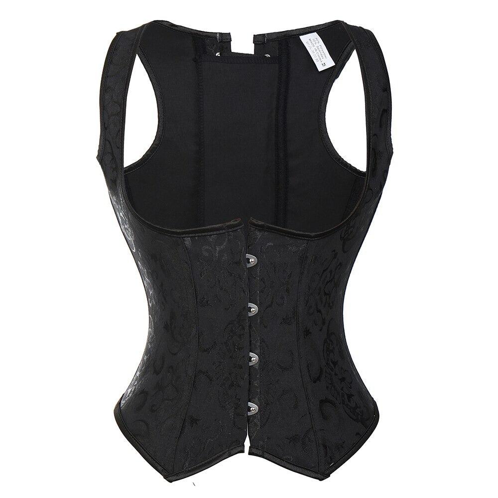 Solid Straps Tank Corset-Secret Slim Wear