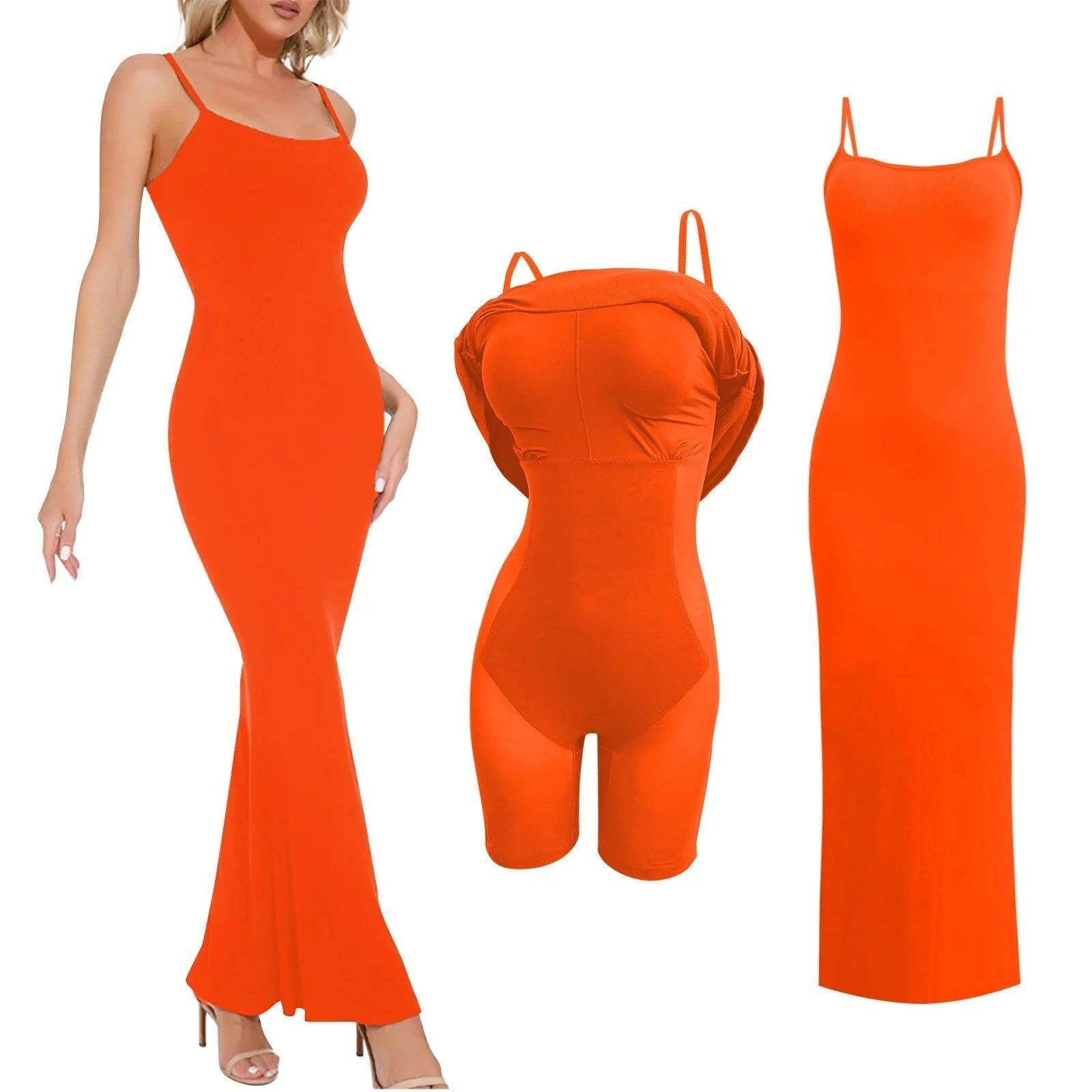 Hourglass Shapewear Bodycon Dress – Sculpt Your Curves in Style-Secret Slim Wear