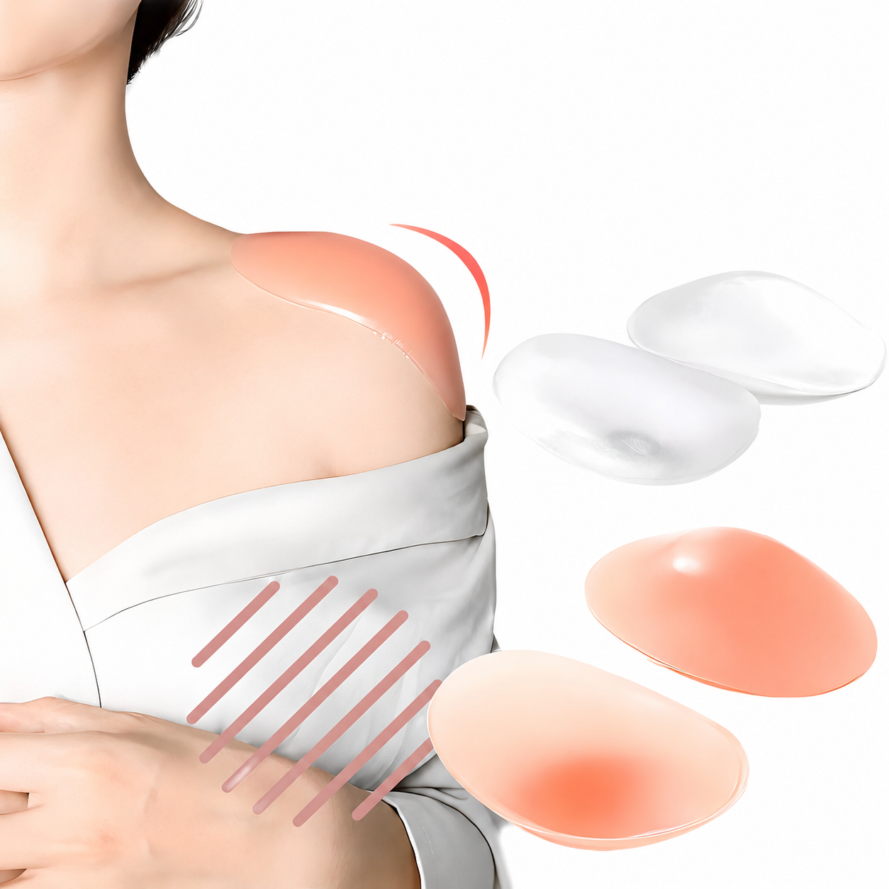 Invisible Anti Slip Shoulder Enhancer Pads for Women