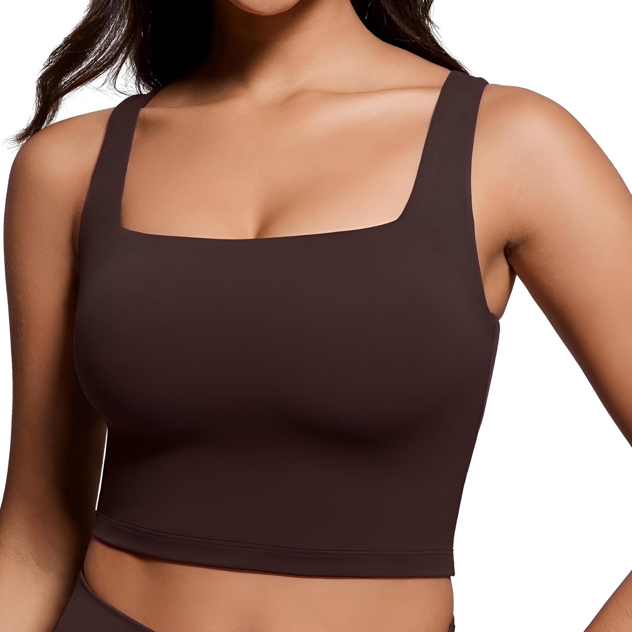 Comfortable Square Neck Sports Bra