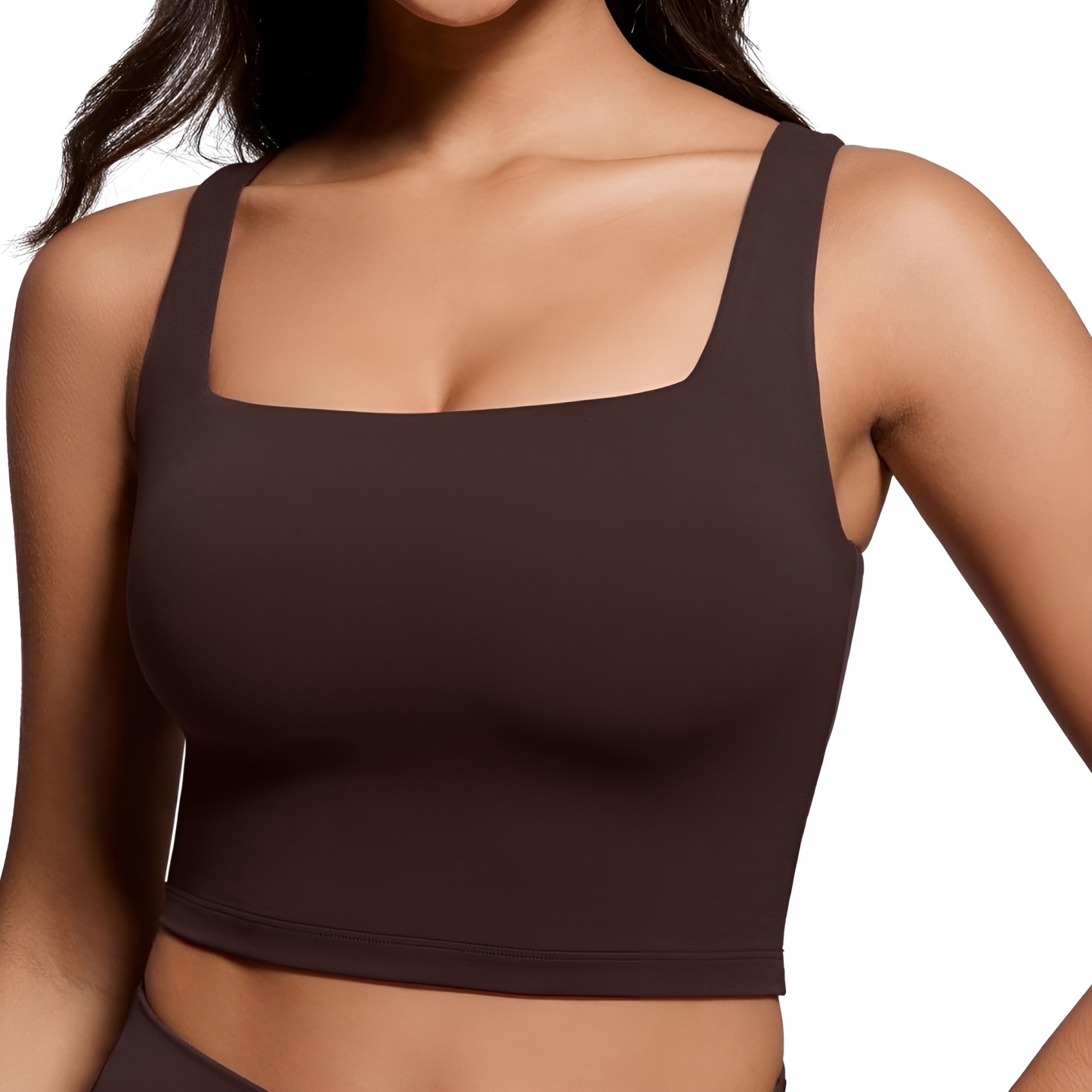 Comfortable Square Neck Sports Bra