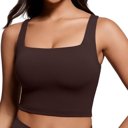 Comfortable Square Neck Sports Bra