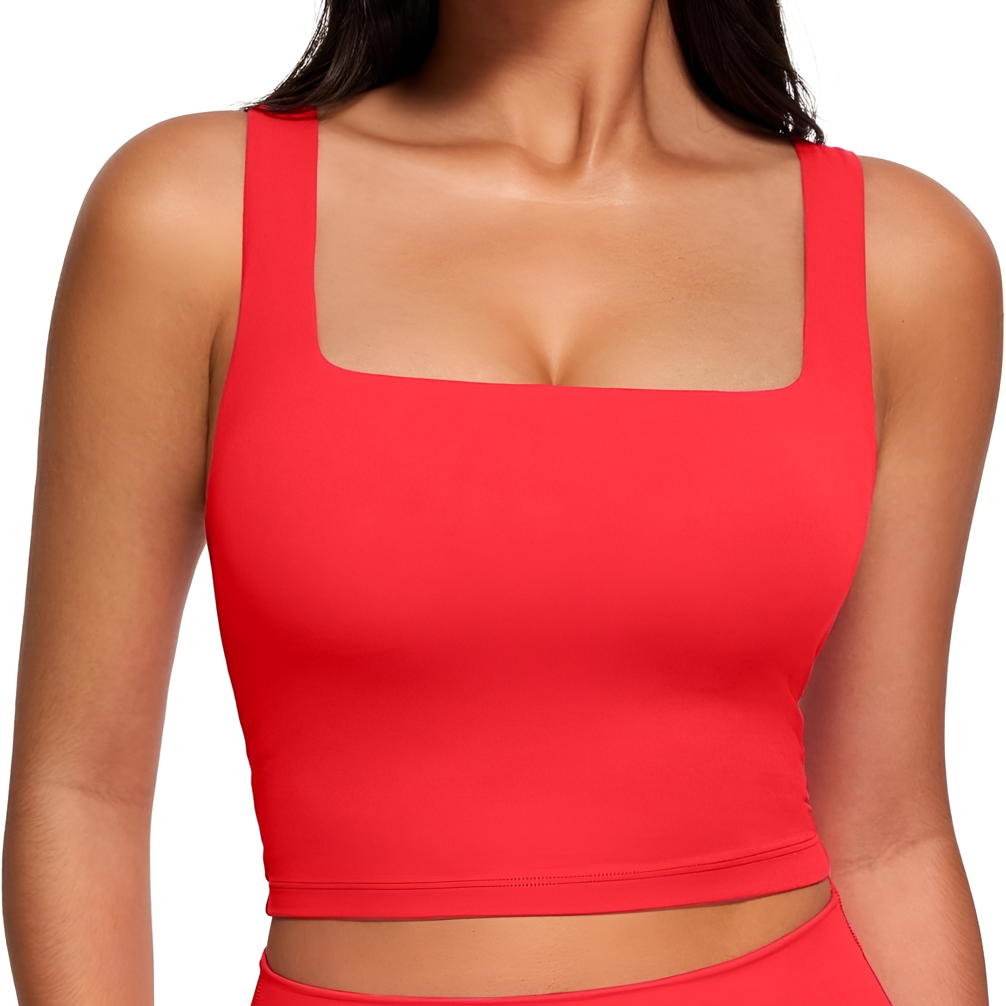 Comfortable Square Neck Sports Bra